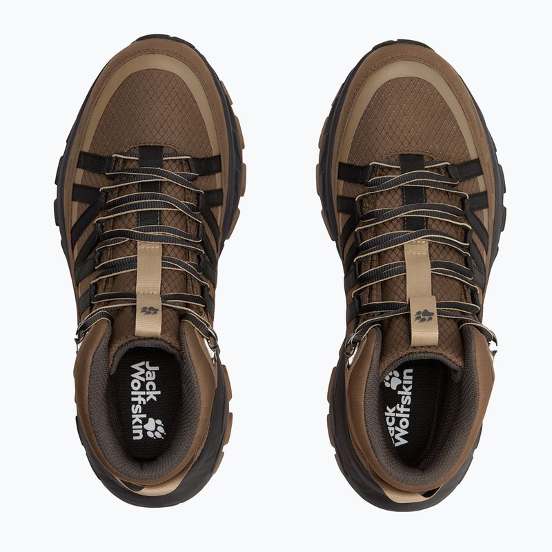Взуття туристичне жіноче Jack Wolfskin Wild Hike Texapore Mid fawn 4