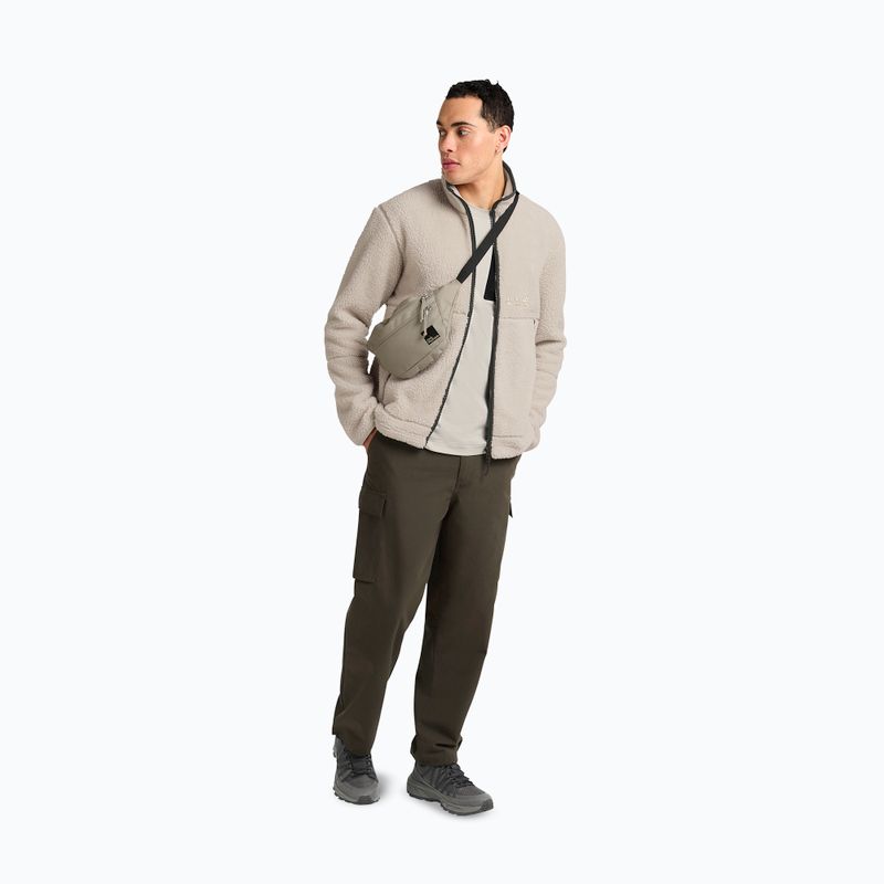 Кофта флісова чоловіча Jack Wolfskin Stone Lite oyster 2