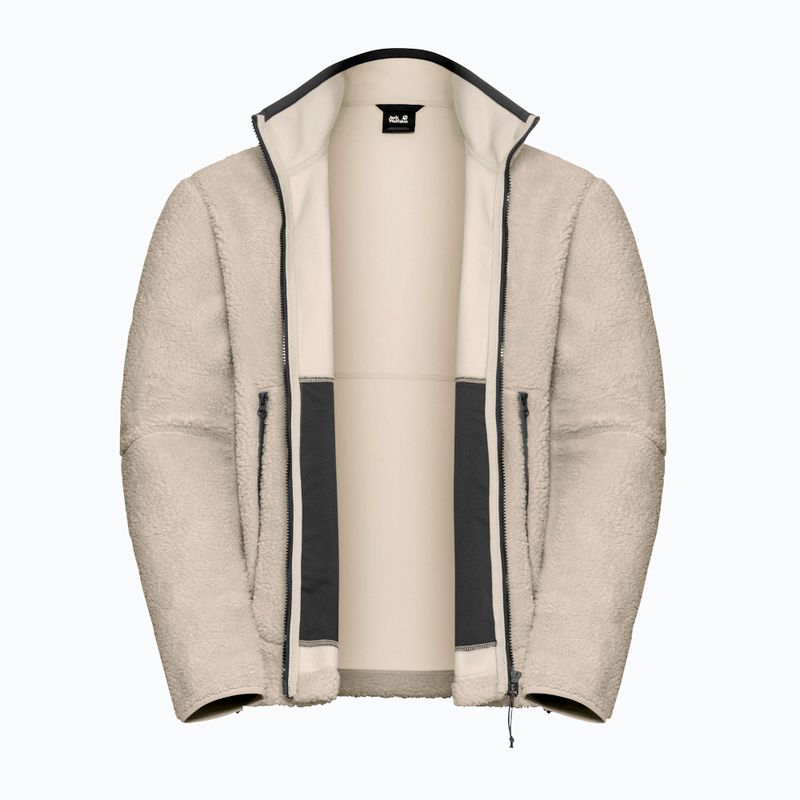 Кофта флісова чоловіча Jack Wolfskin Stone Lite oyster 9