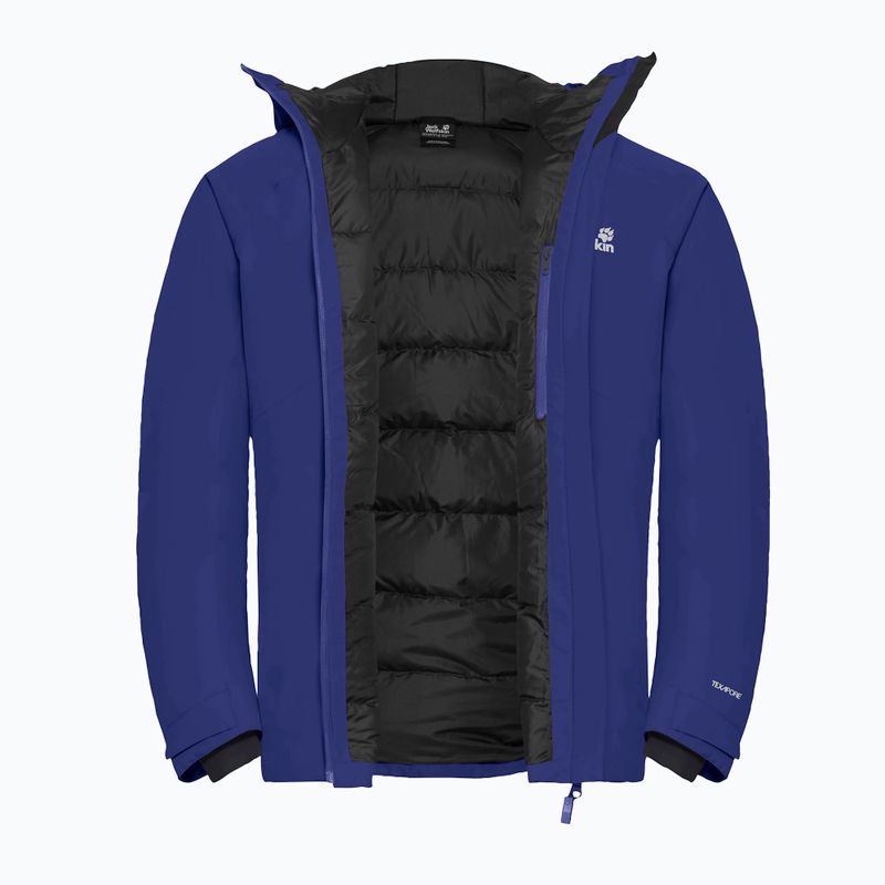 Пуховик чоловічий Jack Wolfskin Icecape 2 l Down Ins Rds glow ink 9