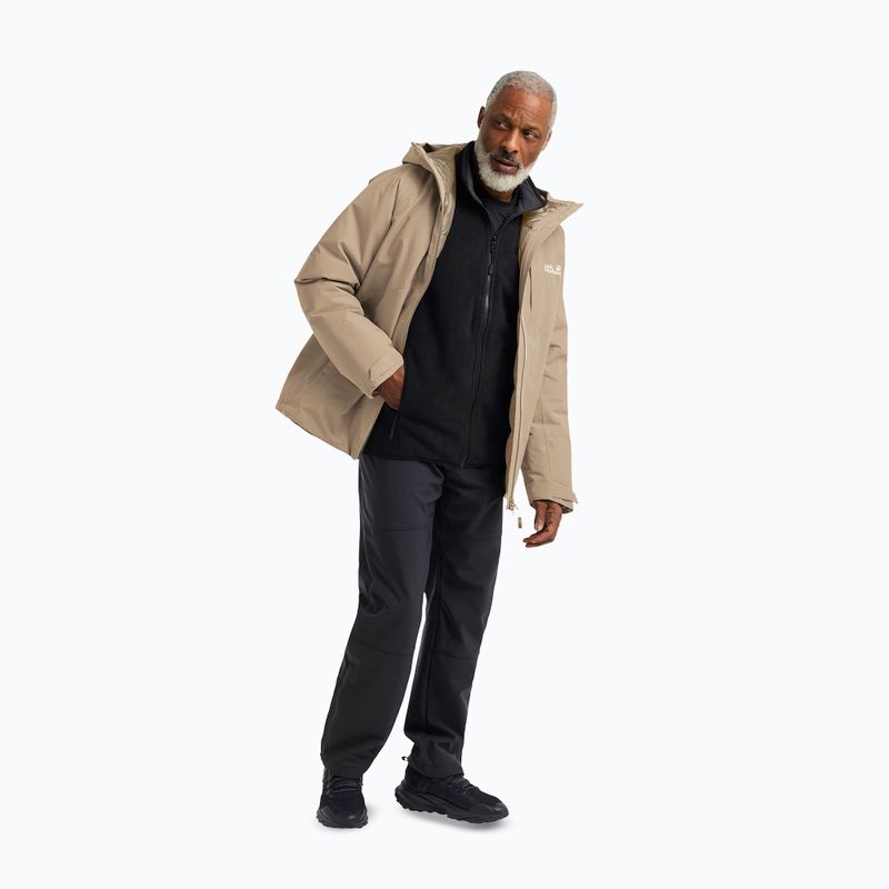 Пуховик чоловічий Jack Wolfskin Icecape 2 l Down Ins Rds hazel wood 2