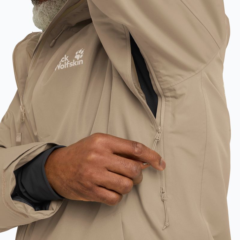 Пуховик чоловічий Jack Wolfskin Icecape 2 l Down Ins Rds hazel wood 4