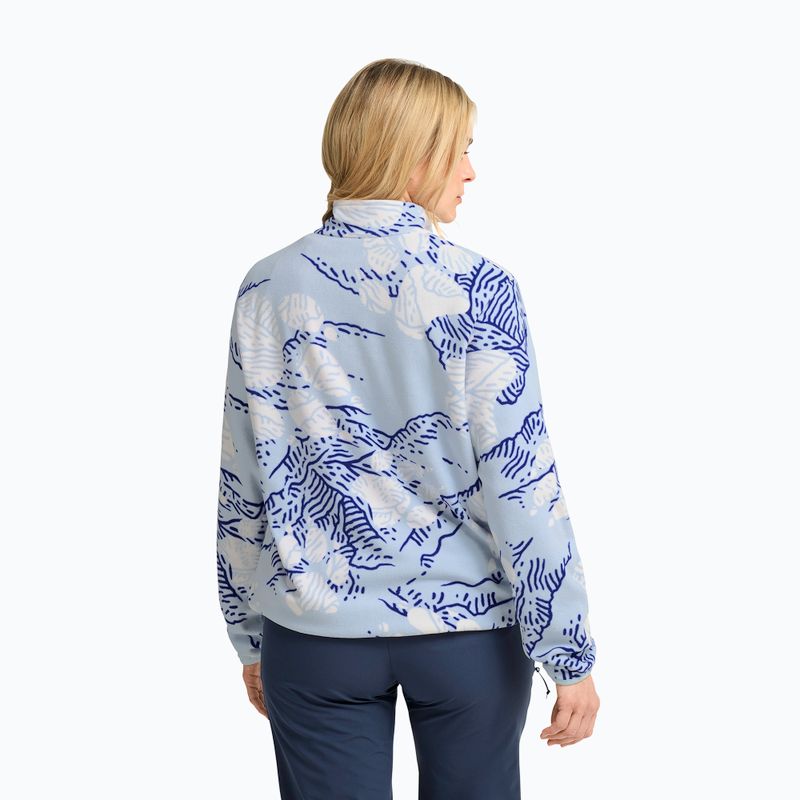 Кофта флісова жіноча Jack Wolfskin Paw Era 100 Orint Half Zip paw crystal blue 3