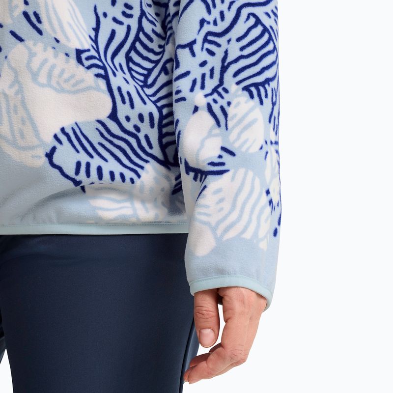 Кофта флісова жіноча Jack Wolfskin Paw Era 100 Orint Half Zip paw crystal blue 6