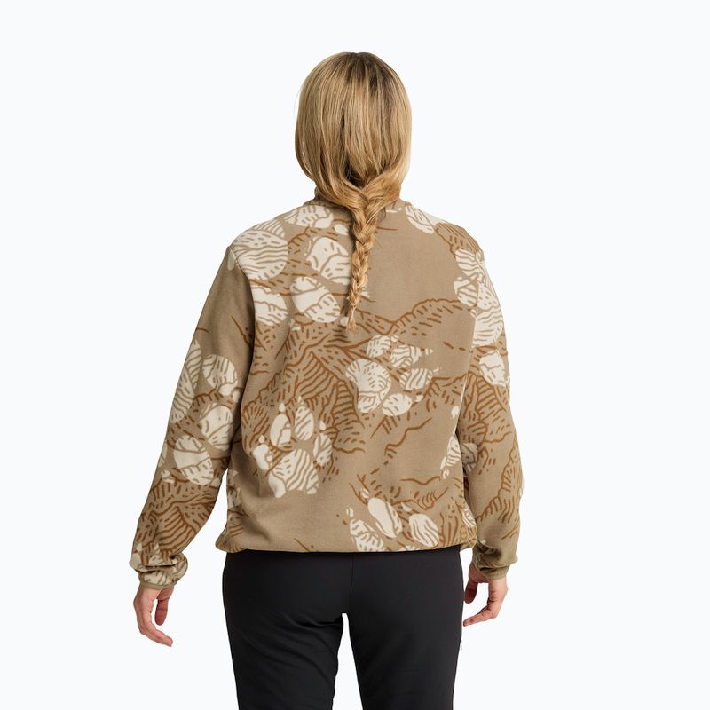 Кофта флісова жіноча Jack Wolfskin Paw Era 100 Orint Half Zip paw hazel wood 3