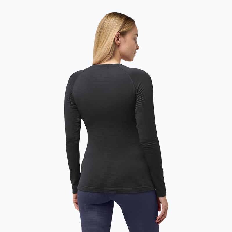 Кофта термоактивна жіноча Jack Wolfskin Infinite Warm LS black 2