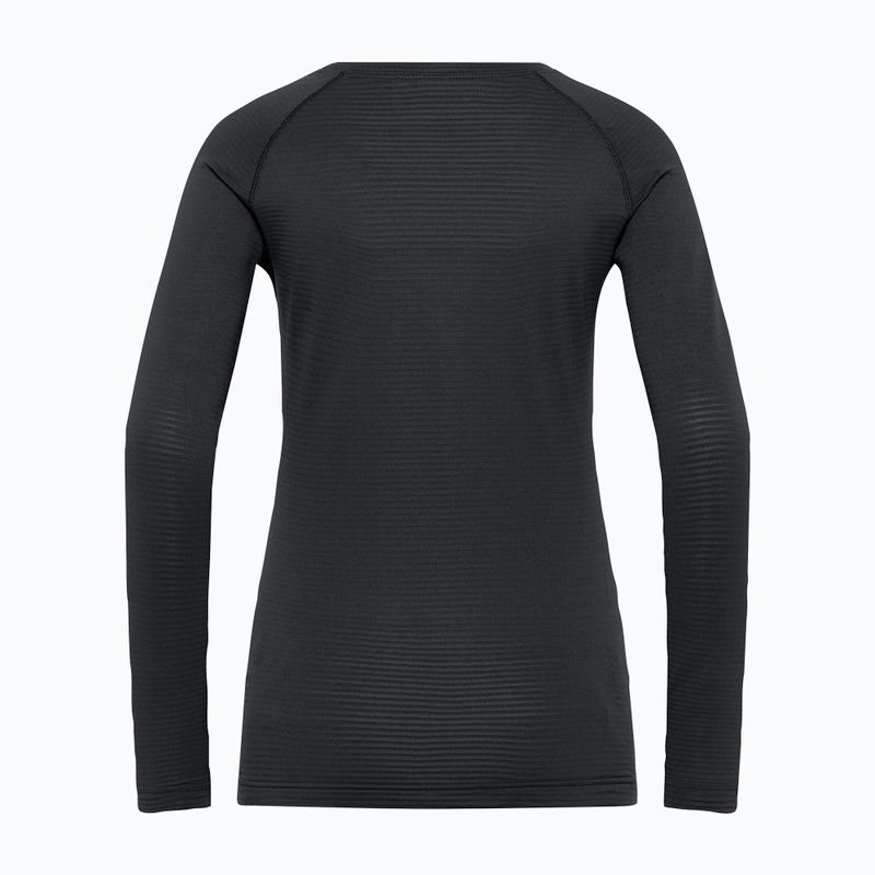 Кофта термоактивна жіноча Jack Wolfskin Infinite Warm LS black 4