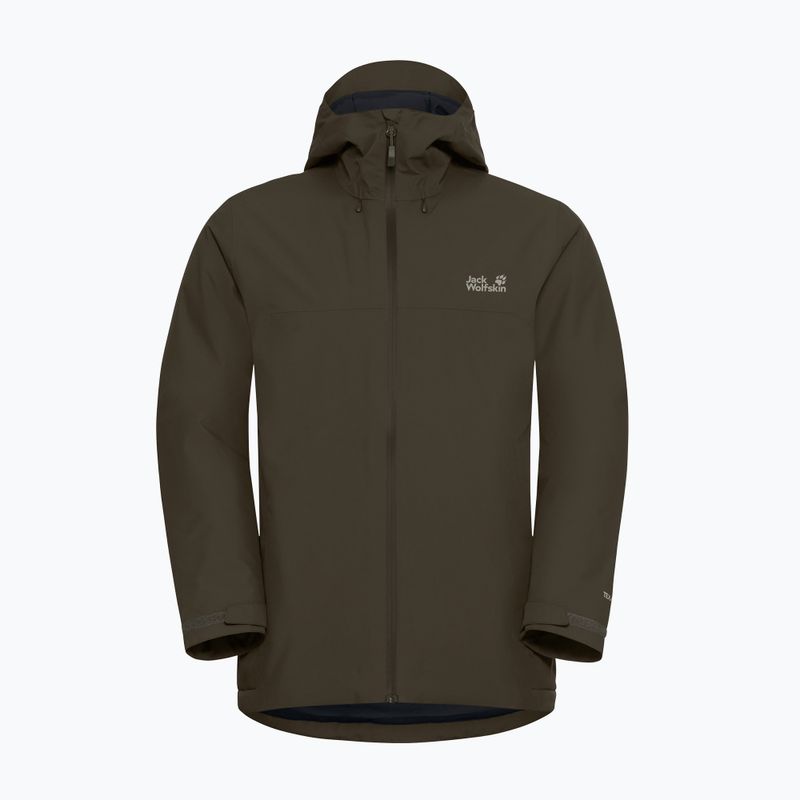 Куртка утеплена чоловіча Jack Wolfskin Wisper Ins obsidian moss 7