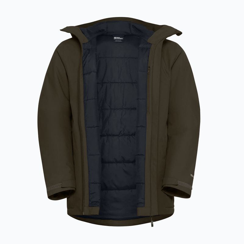 Куртка утеплена чоловіча Jack Wolfskin Wisper Ins obsidian moss 9