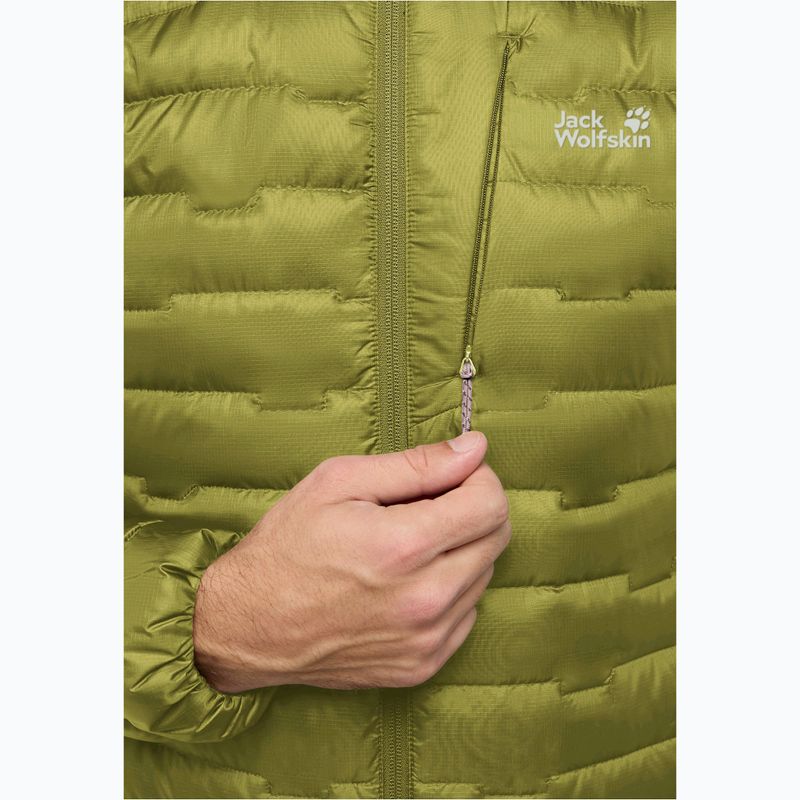 Пуховик чоловічий Jack Wolfskin Passamani Down Hoody khaki green 3