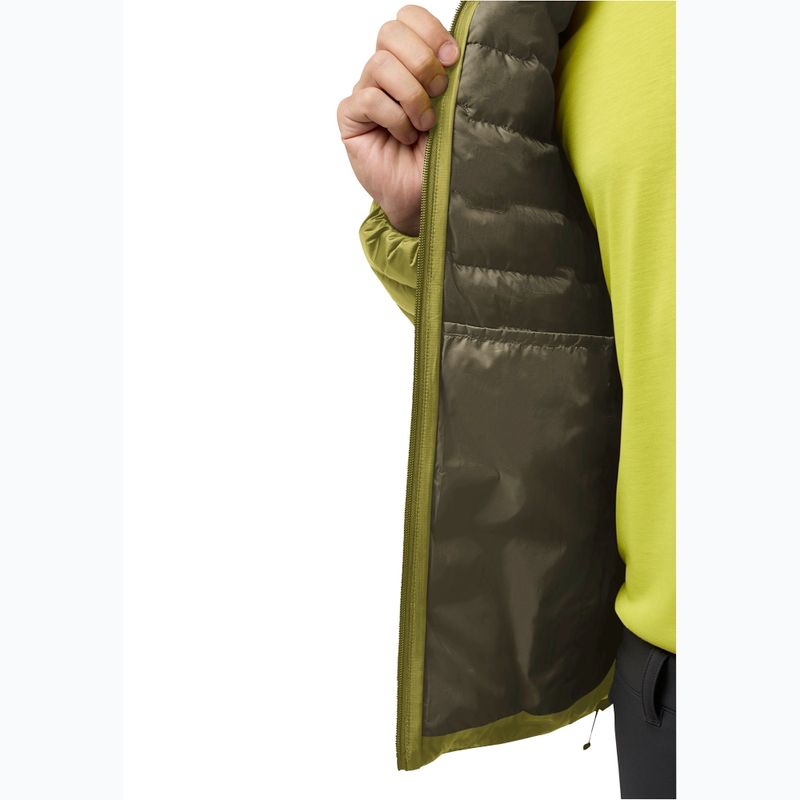 Пуховик чоловічий Jack Wolfskin Passamani Down Hoody khaki green 4