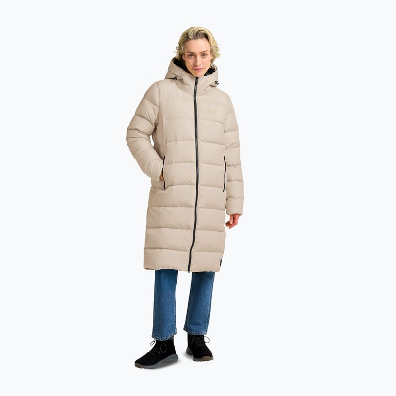 Пуховик жіночий Jack Wolfskin Frozen Palace Coat oyster