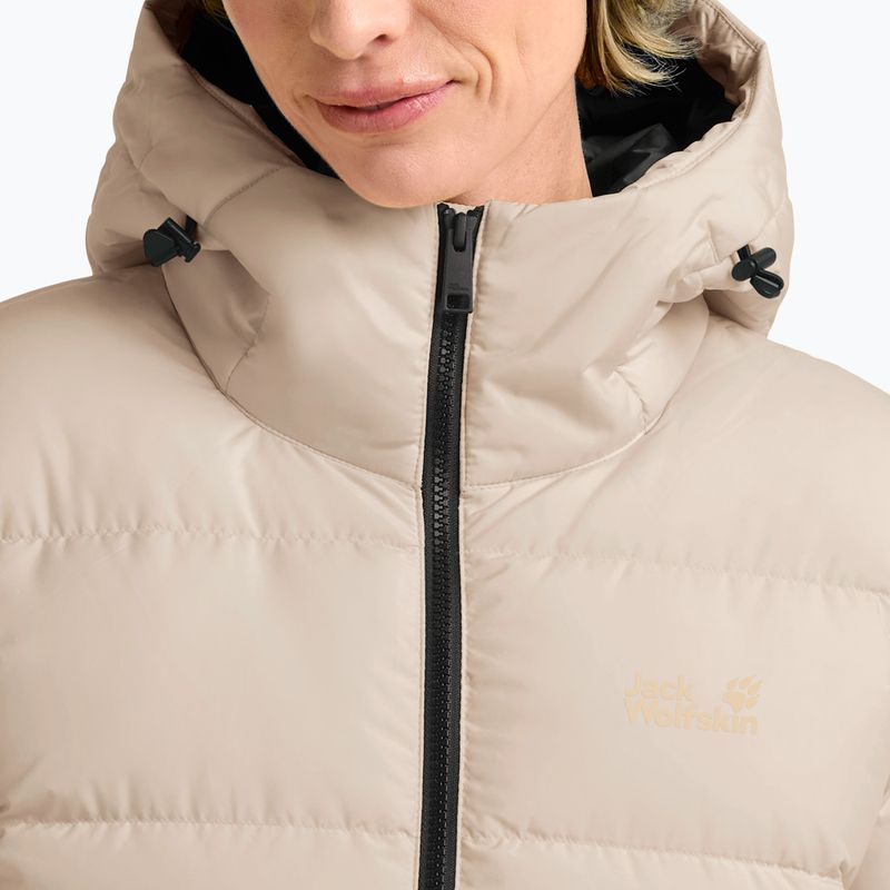 Пуховик жіночий Jack Wolfskin Frozen Palace Coat oyster 4