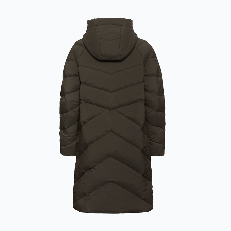 Пуховик жіночий Jack Wolfskin Marienplatz Coat obsidian moss 7