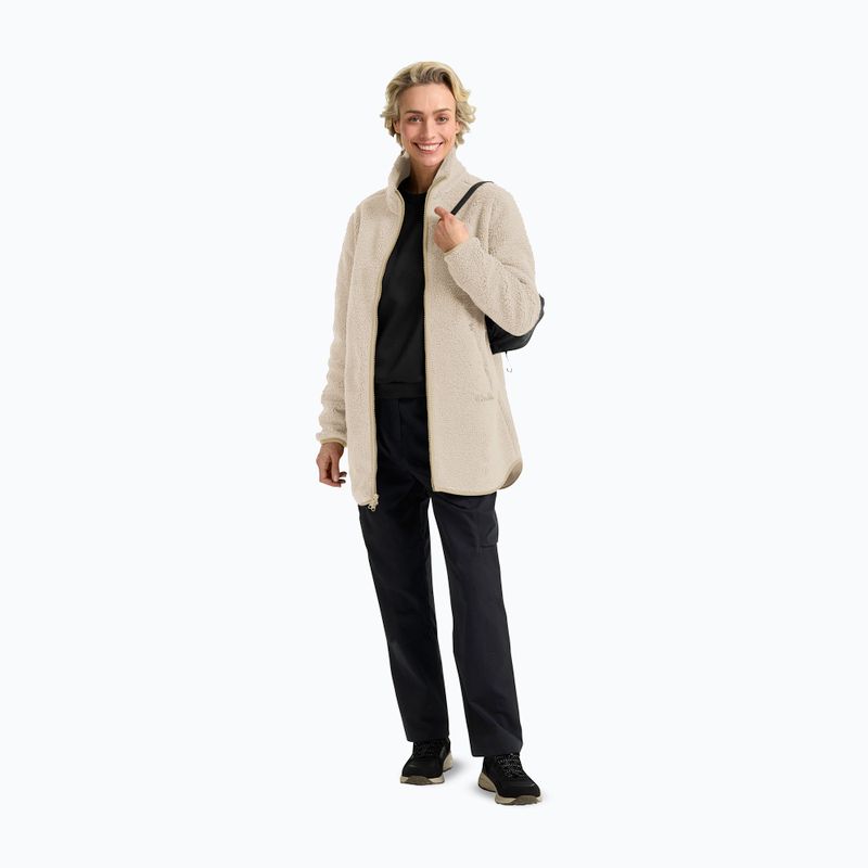 Кофта флісова жіноча Jack Wolfskin High Curl Coat oyster 2