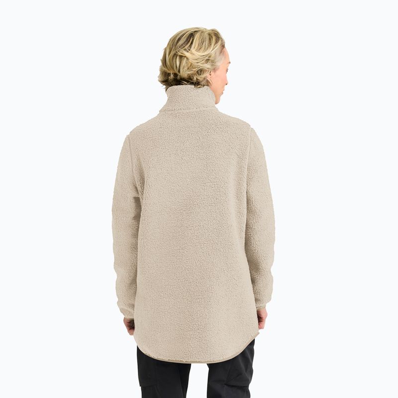 Кофта флісова жіноча Jack Wolfskin High Curl Coat oyster 3