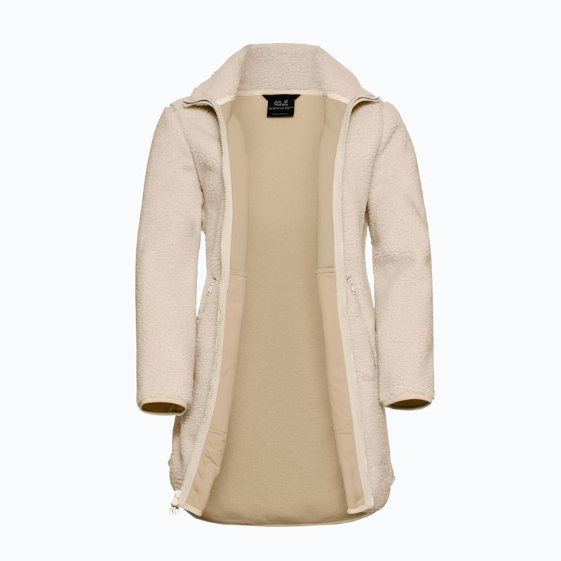Кофта флісова жіноча Jack Wolfskin High Curl Coat oyster 9