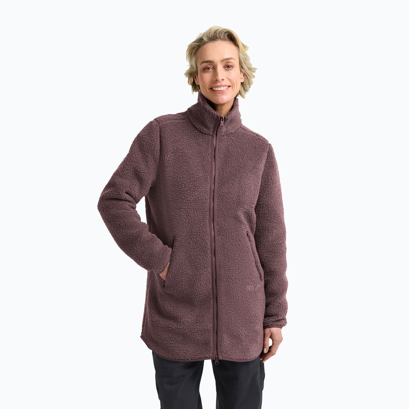 Кофта флісова жіноча Jack Wolfskin High Curl Coat sheer plum