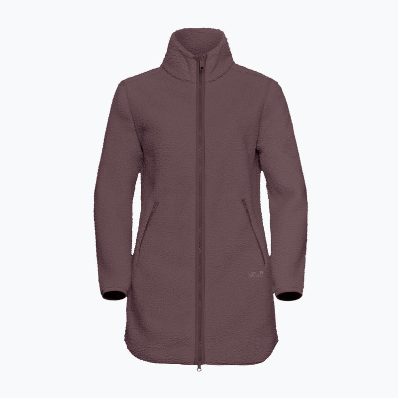 Кофта флісова жіноча Jack Wolfskin High Curl Coat sheer plum 7