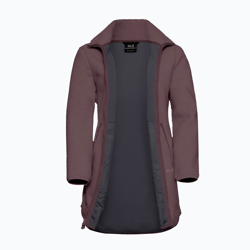 Кофта флісова жіноча Jack Wolfskin High Curl Coat sheer plum 9