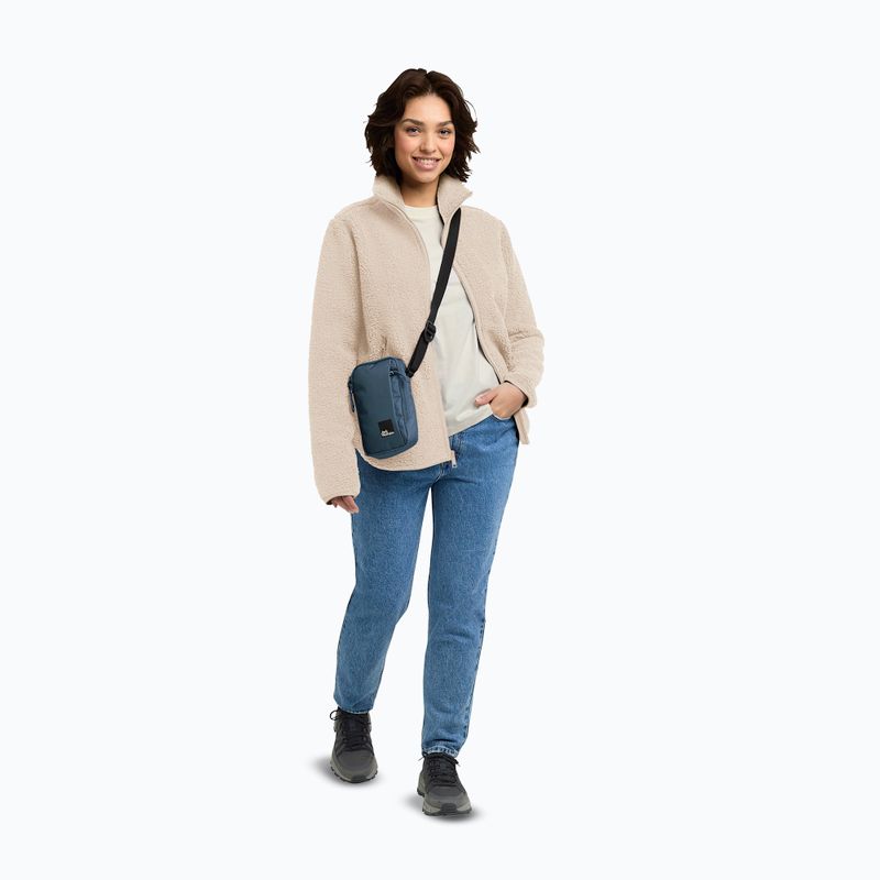 Кофта флісова жіноча Jack Wolfskin High Curl oyster 2