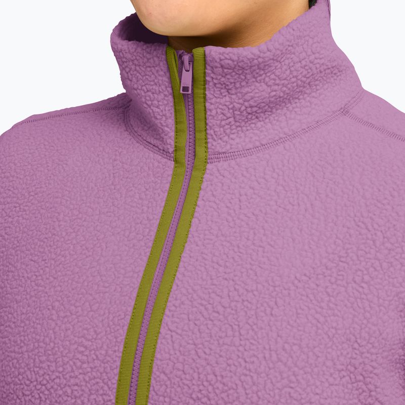 Кофта флісова жіноча Jack Wolfskin Lite Curl Full Zip vivid orchid 4