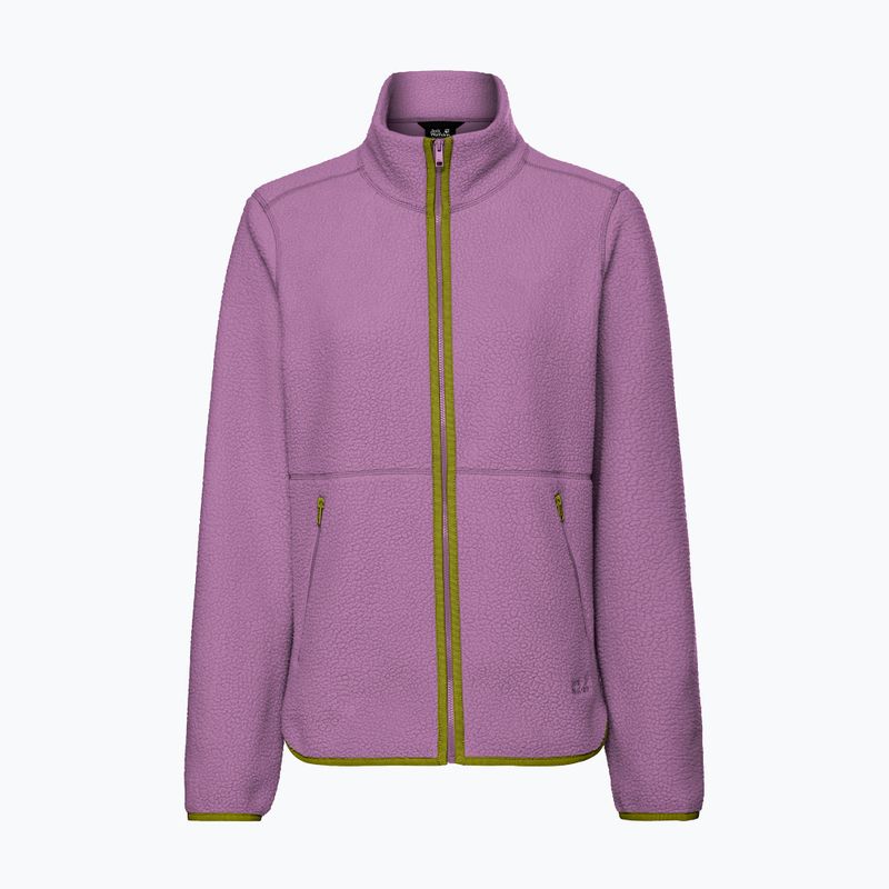 Кофта флісова жіноча Jack Wolfskin Lite Curl Full Zip vivid orchid 7