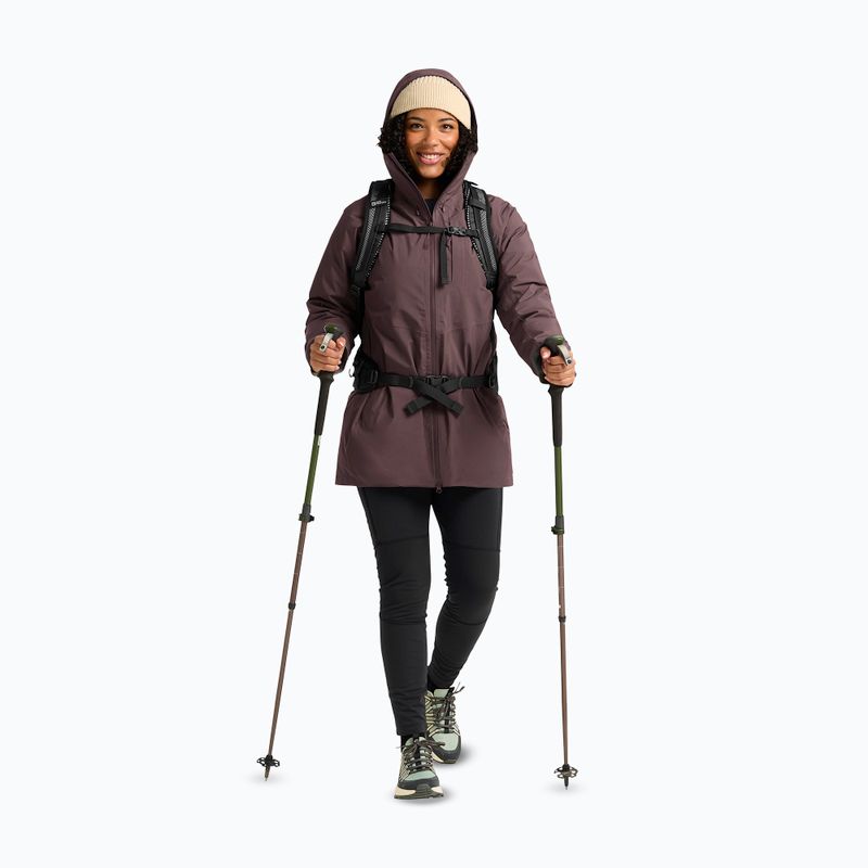 Пуховик жіночий Jack Wolfskin Icecape 2L Down Ins Rds sheer plum 2