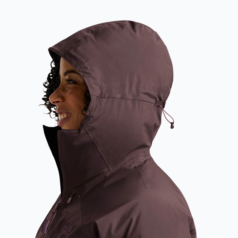 Пуховик жіночий Jack Wolfskin Icecape 2L Down Ins Rds sheer plum 4