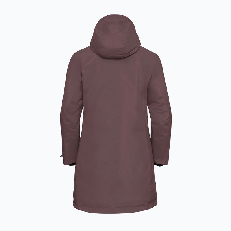 Пуховик жіночий Jack Wolfskin Icecape 2L Down Ins Rds sheer plum 8