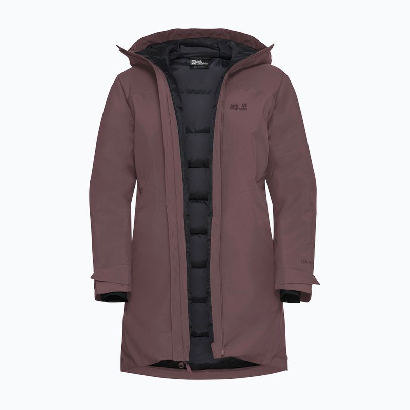 Пуховик жіночий Jack Wolfskin Icecape 2L Down Ins Rds sheer plum 9