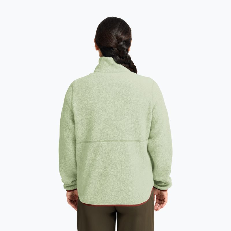 Кофта флісова жіноча Jack Wolfskin Lite Curl Full Zip melon 3