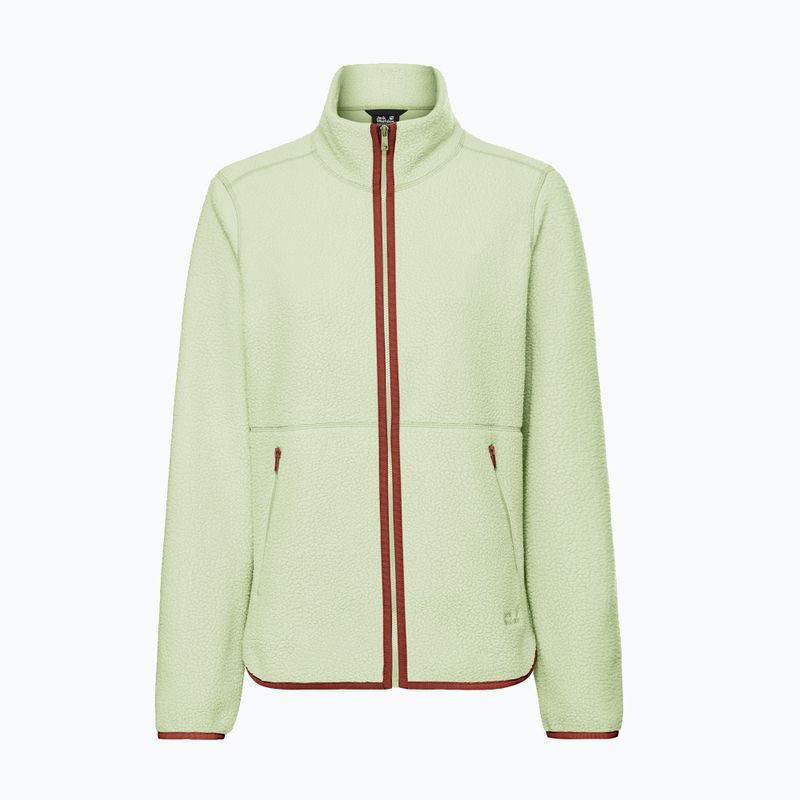 Кофта флісова жіноча Jack Wolfskin Lite Curl Full Zip melon 7