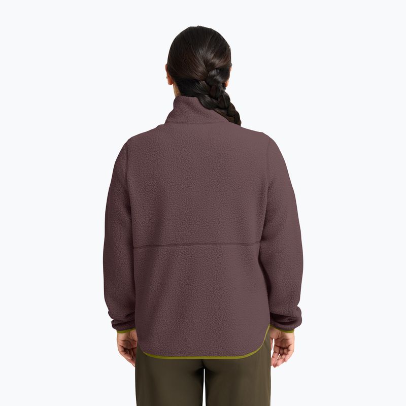 Кофта флісова жіноча Jack Wolfskin Lite Curl Full Zip sheer plum 3