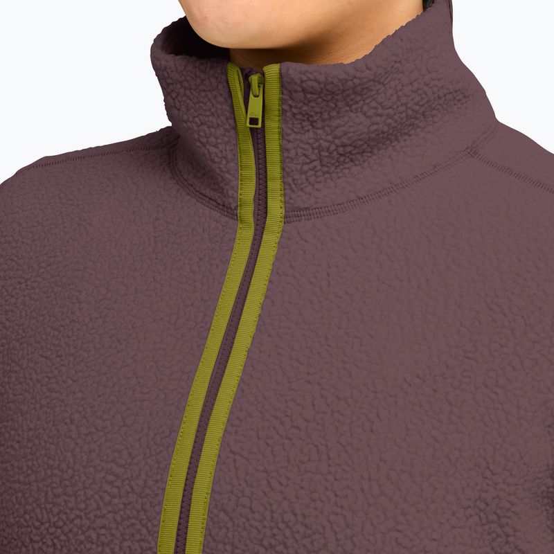 Кофта флісова жіноча Jack Wolfskin Lite Curl Full Zip sheer plum 4