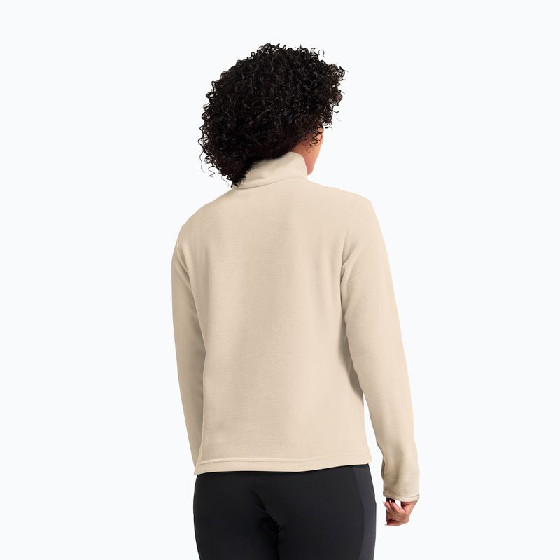 Кофта флісова жіноча Jack Wolfskin Taunus 100 Half Zip oyster 3