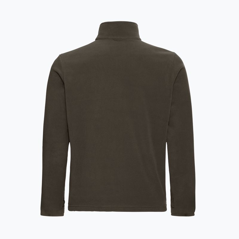 Кофта флісова чоловіча Jack Wolfskin Taunus 200 Full Zip obsidian moss 8