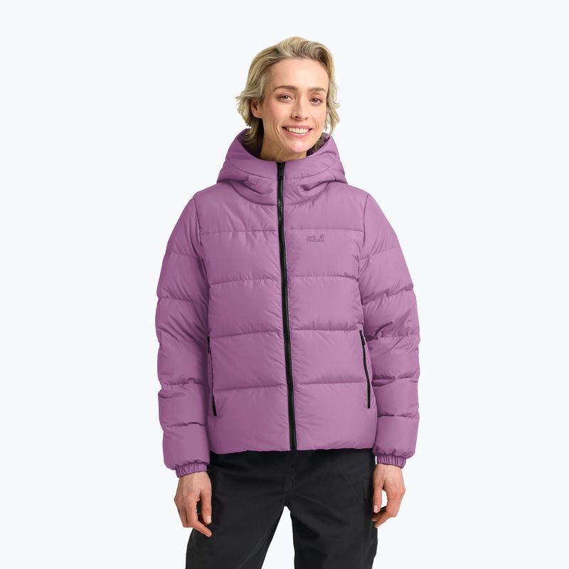 Пуховик жіночий Jack Wolfskin Frozen Palace vivid orchid
