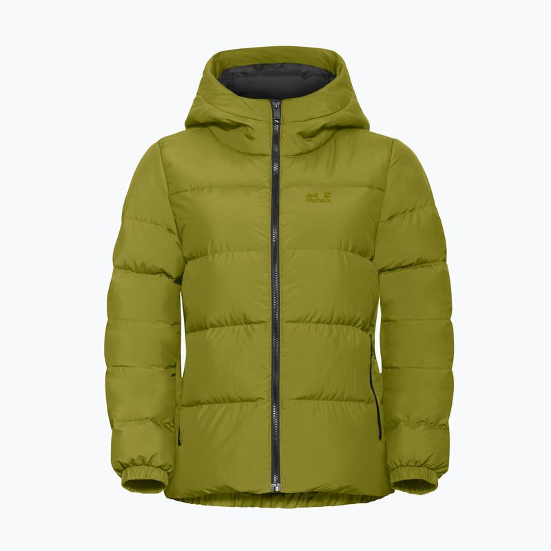 Пуховик жіночий Jack Wolfskin Frozen Palace khaki green 7