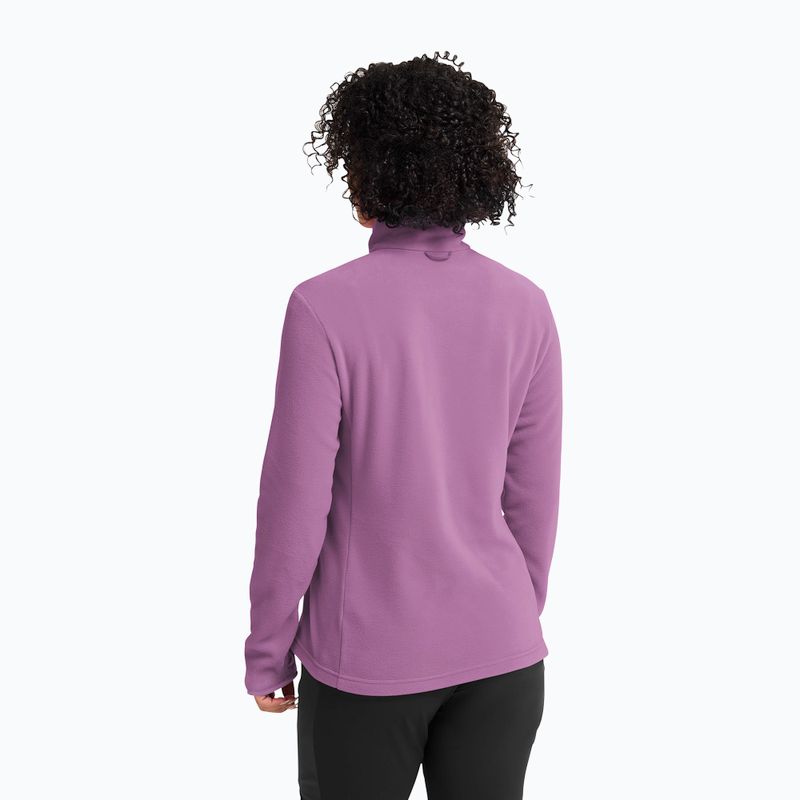 Кофта флісова жіноча Jack Wolfskin Taunus 100 Full Zip vivid orchid 3