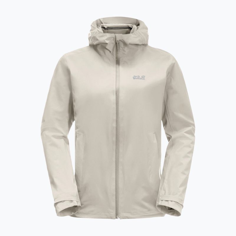 Куртка хардшел жіноча Jack Wolfskin Pack & Go Shell сіра 1111514_6260 10