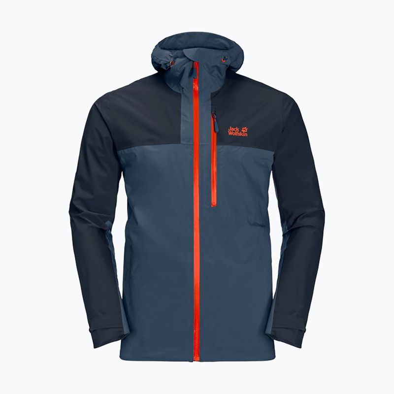 Куртка хардшел чоловіча Jack Wolfskin Go Hike синя 1114051_1383