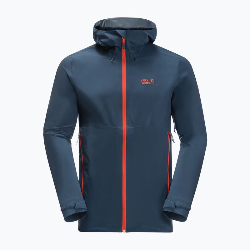 Куртка дощовик чоловіча Jack Wolfskin Highest Peak 2.5L синя 1114961_1383 7