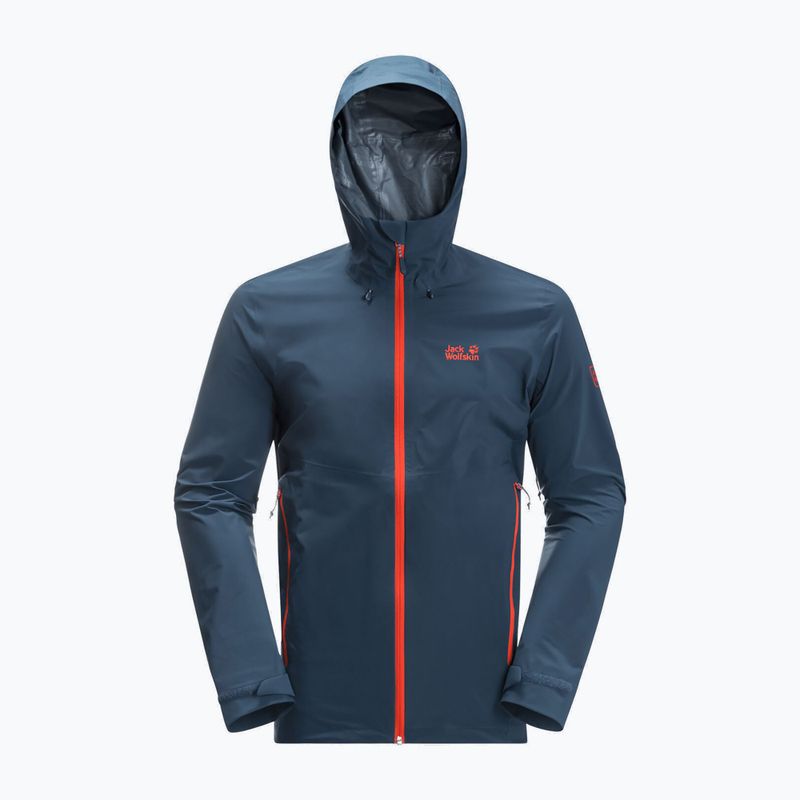 Куртка дощовик чоловіча Jack Wolfskin Highest Peak 2.5L синя 1114961_1383 8