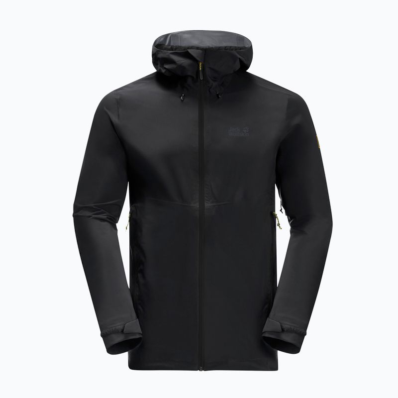 Куртка хардшел чоловіча Jack Wolfskin Highest Peak 2.5L чорна 1114961_6000 6
