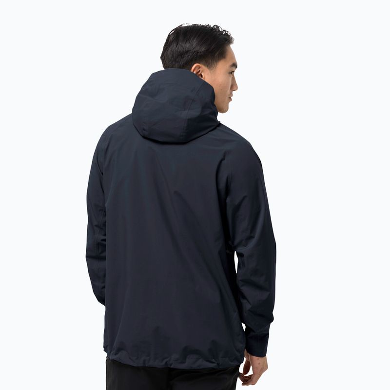 Куртка хардшел чоловіча Jack Wolfskin Highest Peak синя 1115131_1033 2