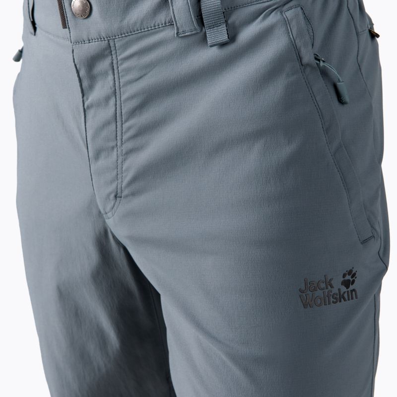Штани софтшел чоловічі Jack Wolfskin Activate Light сірі 1503772_6098 4