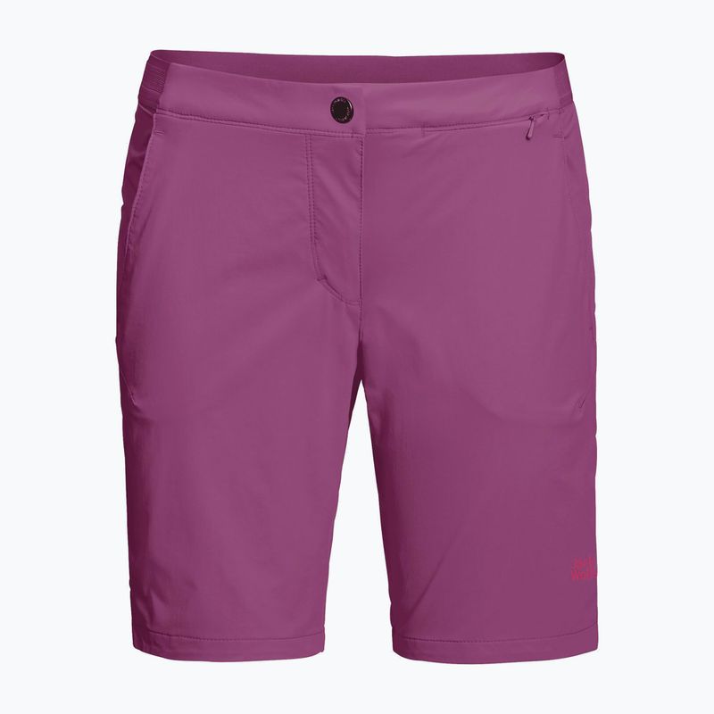 Шорти трекінгові жіночі Jack Wolfskin Hilltop Trail фіолетові 1505461_2094 9