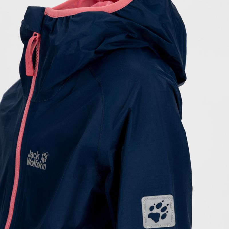 Курта дощовик дитяча Jack Wolfskin Rainy Days синя 1604815_1024 4