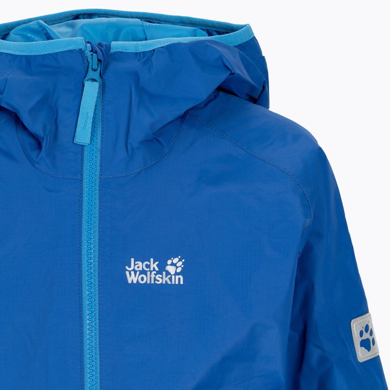 Курта дощовик дитяча Jack Wolfskin Rainy Days блакитна 1604815_1201 3